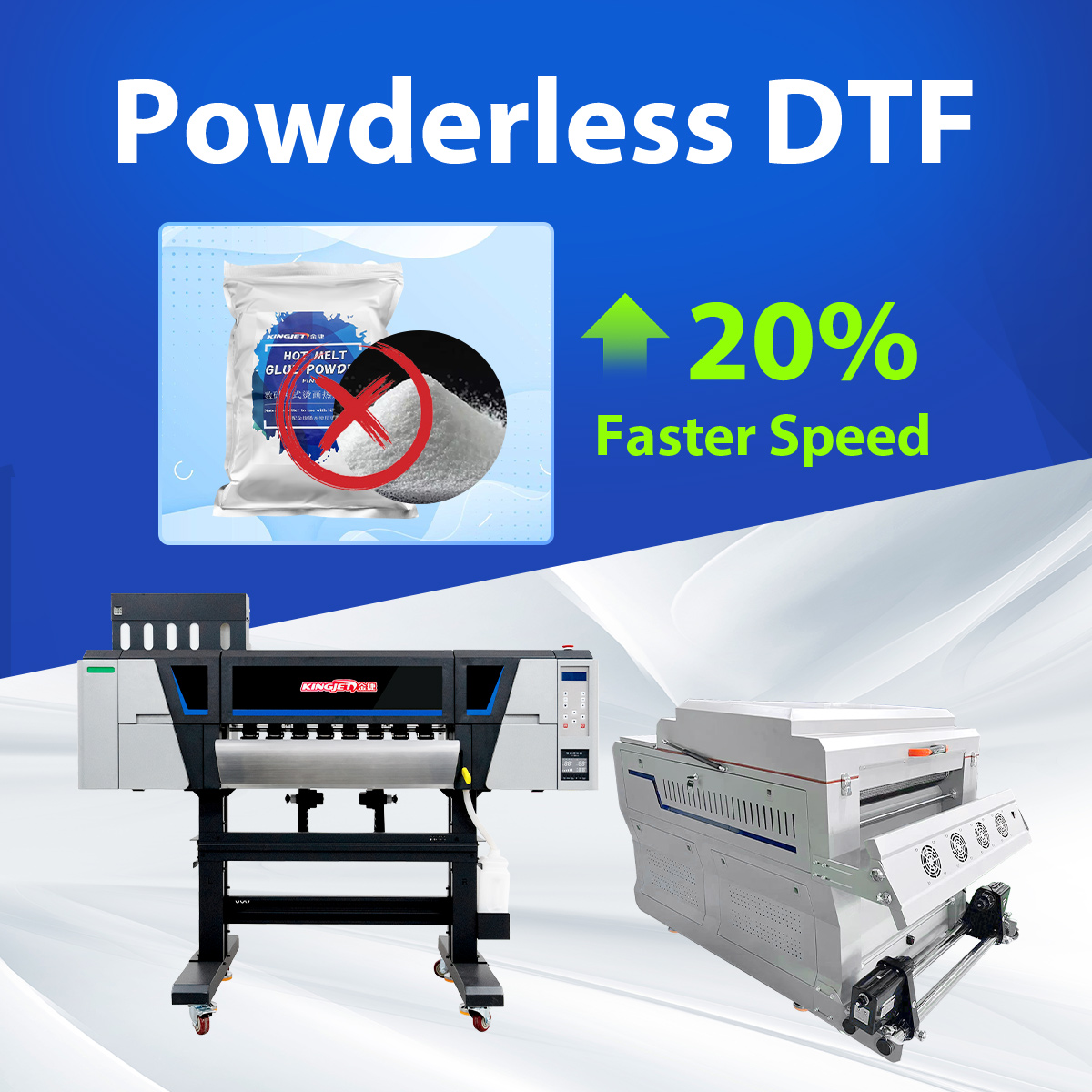 KingJet KJ-604 Powderless DTF Printer